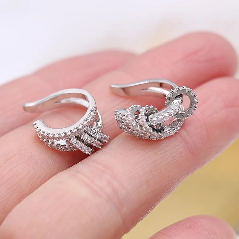 Серьги клипсы с красными деревьями без пирсинга высококачественный подарок на