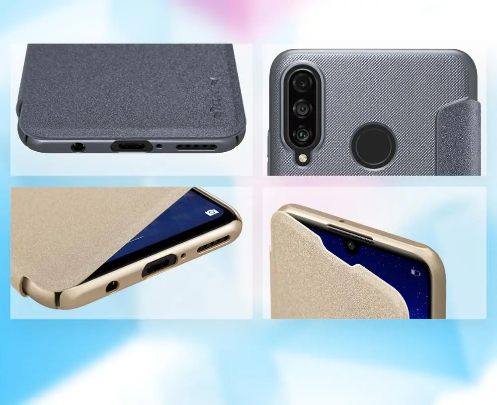 Флип-чехол для huawei Honor 7X P30 Lite Y9 NILLKIN Супер Тонкий флип-чехол из искусственной кожи чехол Honor Play с Retai посылка