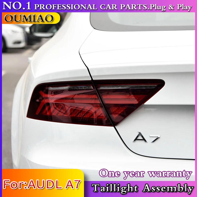 Автомобильный Стайлинг 2011 2012 2013 для AUDI A7 светодиодный задний фонарь стояночный тормоз указатели поворота