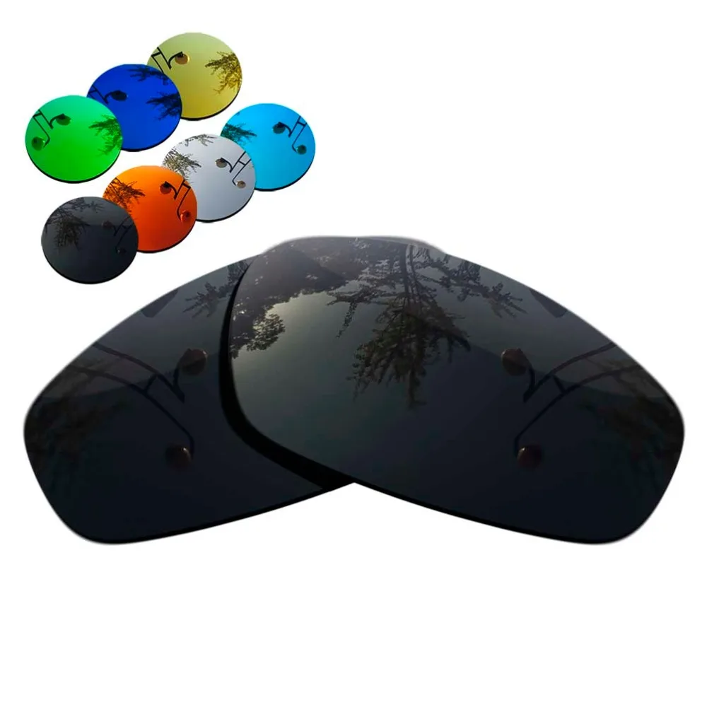 100% Precisely Cut Polarized Replacement Lenses for Blender Sunglasses Solid Black Color- Choices