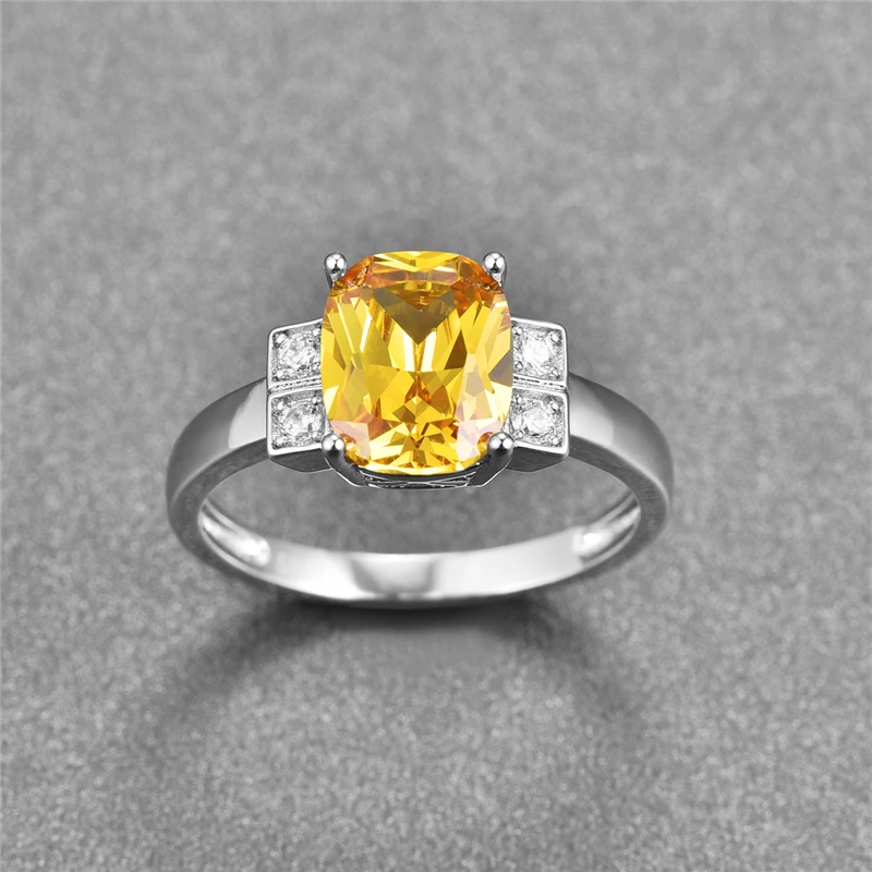 Женское кольцо из серебра 925 пробы с цирконом | Украшения и аксессуары