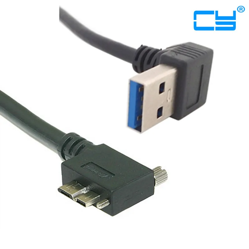 Направленность вниз правый угол 90 градусов разъем USB 3 0 A к разъему Micro B левый