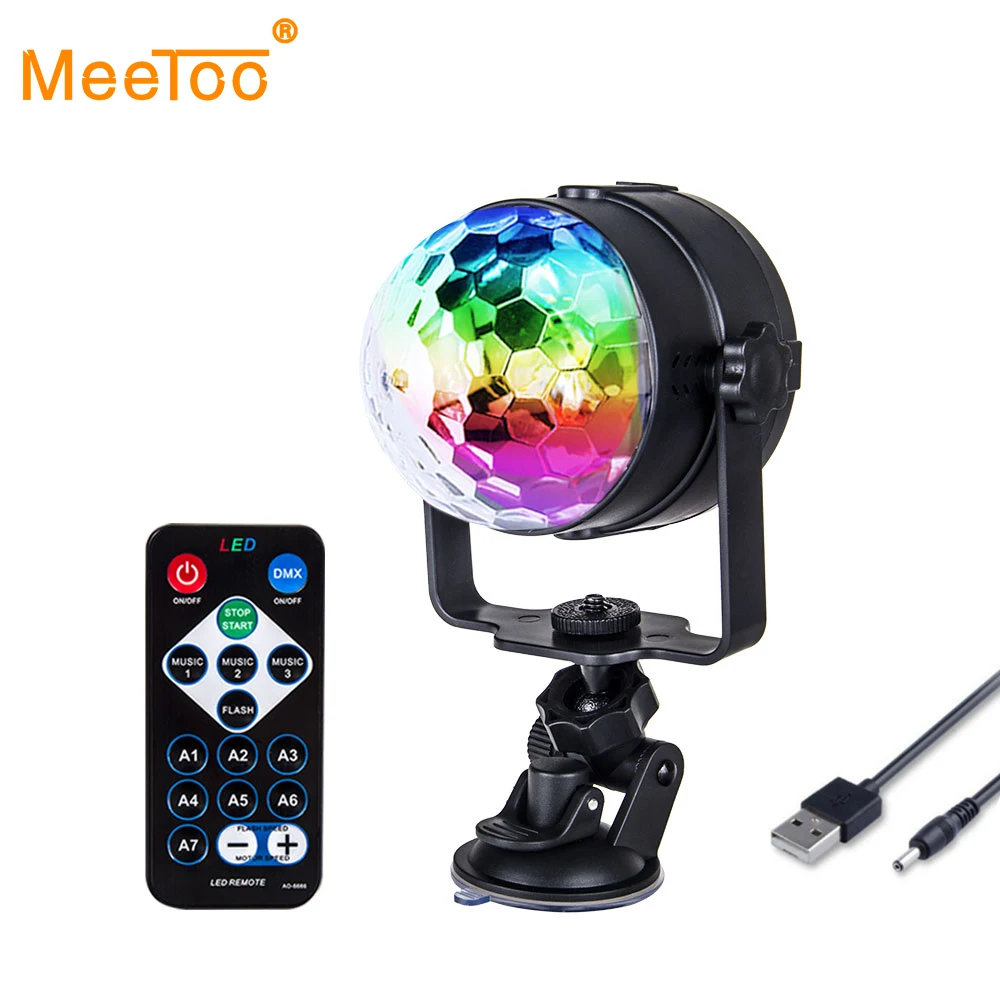 Светодиодный RGB-шар с дистанционным управлением 5 В | Лампы и освещение