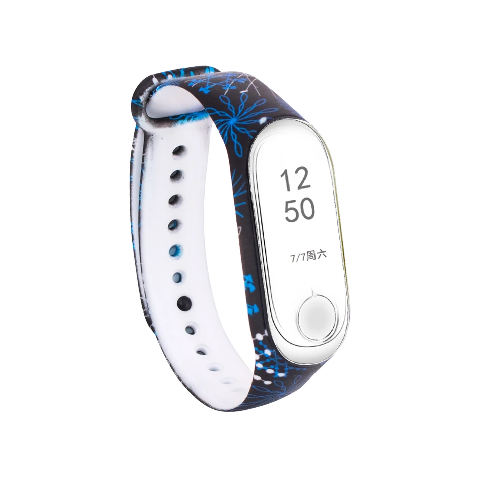 Силиконовый ремешок Tonbux для Xiaomi Mi Band 3 аксессуары смарт браслетов 4 спортивный