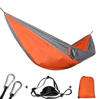 210t nylon material hammock high quality durable safety adult hamac for indoor outdoor hanging sleeping removable soft hamak bed