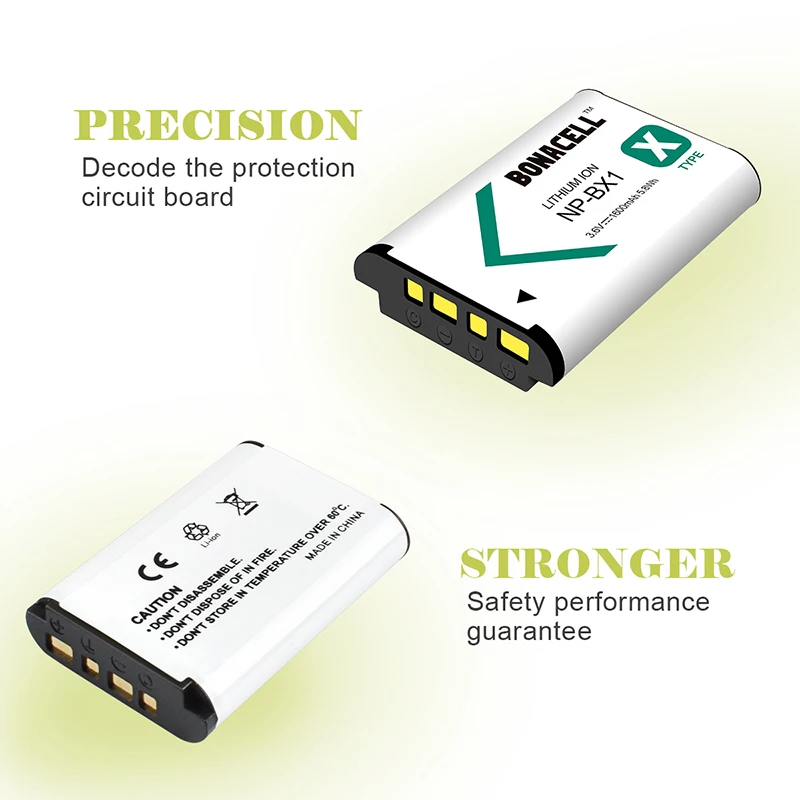 Bonadget 1.6Ah NP-BX1 NP BX1 Батарея Зарядное устройство для sony детали Cyber-Shot DSC-RX100 HX300 WX300