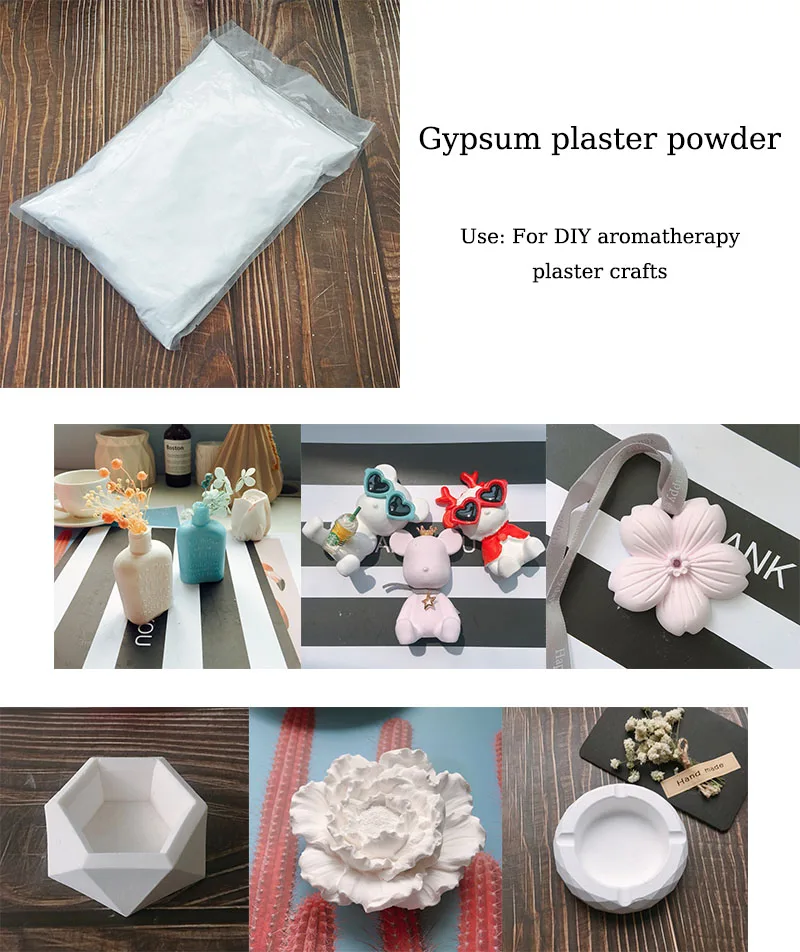Гипсовый порошок Land штукатурка для DIY 3D пластырь для ароматерапии ручной работы 500 г Специальный гипсовый порошок для форм