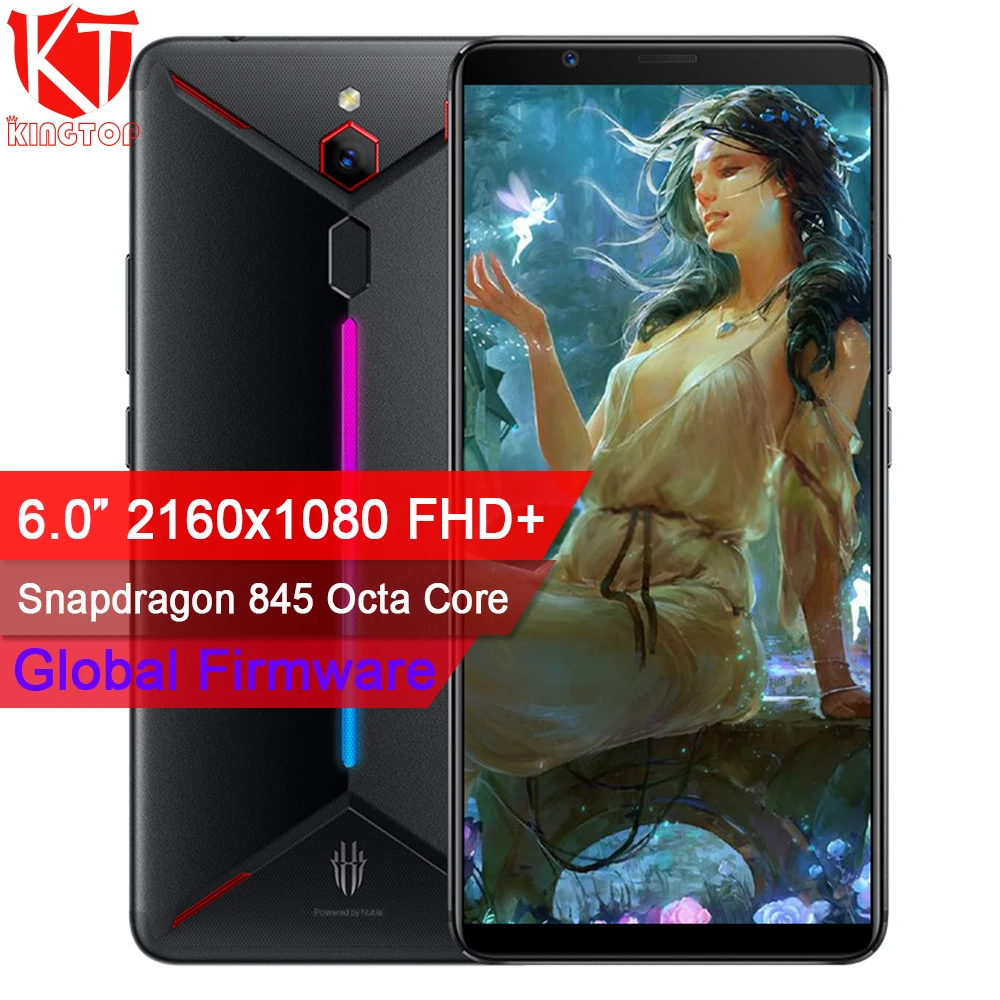 Оригинальный ZTE nubia Red Magic Mars Мобильный телефон 6 0 &quot6 ГБ ОЗУ 64 Гб ПЗУ Snapdragon 845