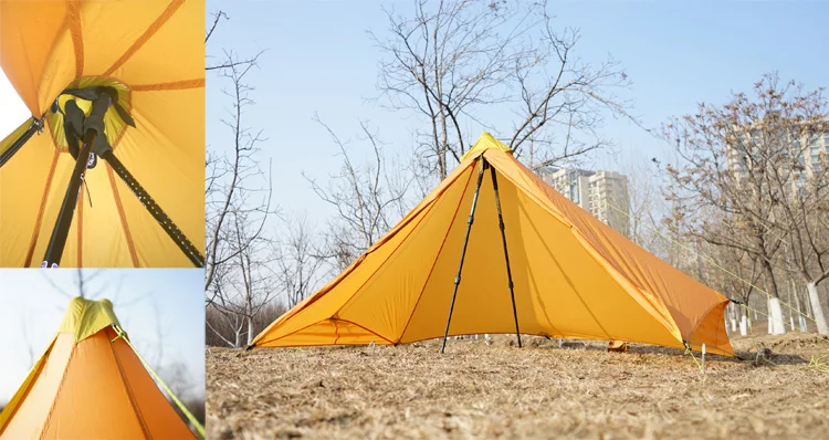 ARICXI ultra light 1 человек палатка открытый 20D нейлон с обеих сторон силиконовое