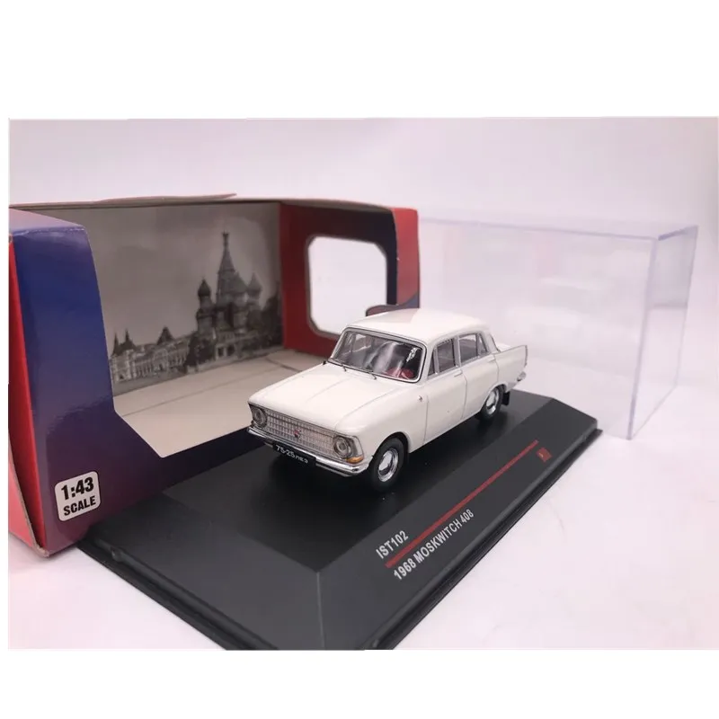 1:43 IST Models Moskwitch 408 белый 1968 литья под давлением модель автомобиля |