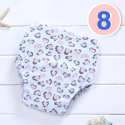 Reusable Baby Potty Training Pants Waterproof Infant Boys Girls Underwear Panties Cotton Washable Nappies Cloth Diapers - Цвет: 8