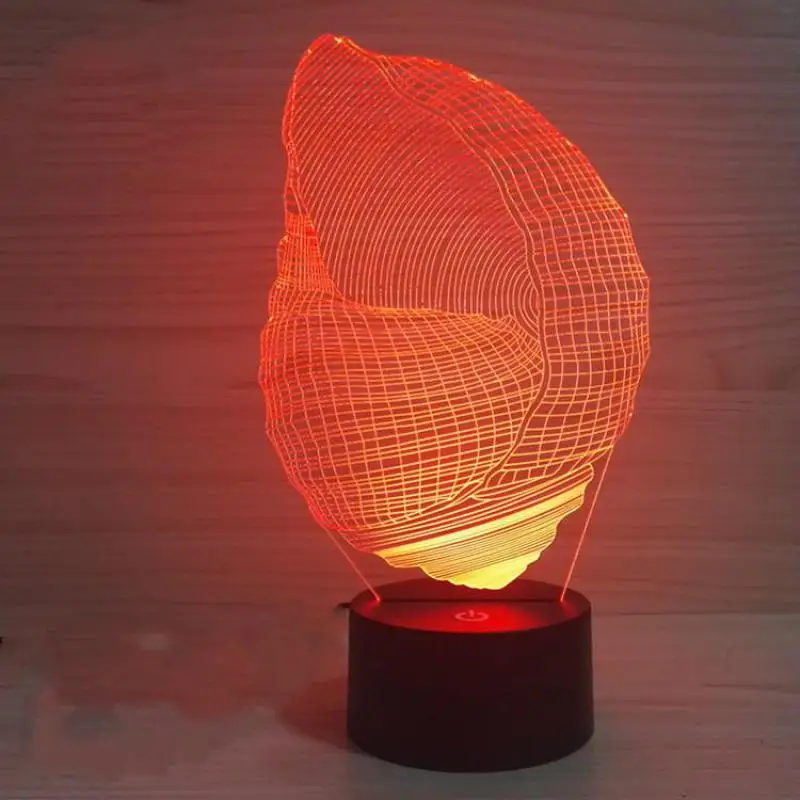 Дистанционный сенсорный выключатель 3d лампа Новинка Luminaria Led 3d светильники Luminaria De Mesa Хэллоуин USB 7 цветов Изменение Настольная лампа
