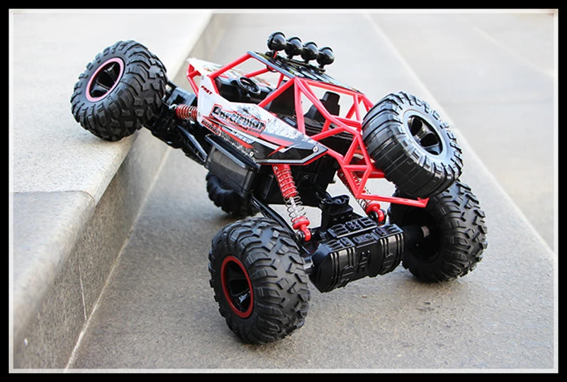 QWZ 1:12 RC автомобиль 4WD альпинистский автомобиль 4x4 двойной привод двигателей Bigfoot автомобиль дистанционное управление Модель внедорожный автомобиль для мальчиков детские подарки