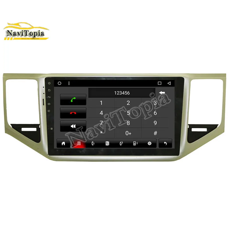 NAVITOPIA 1024*600 четырехъядерный/Восьмиядерный 2G + 32G Android 8 1 автомобильный DVD gps для VW