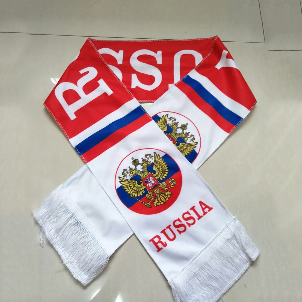 Россия футбол нация команда шарф футбольные болельщики поддержка Scarves3.378