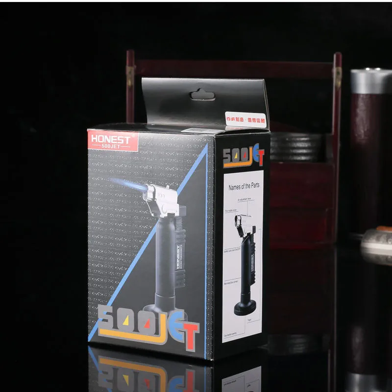 Честный Микро Факел пистолет сигарета легче чем газ бутан струйная сварочная