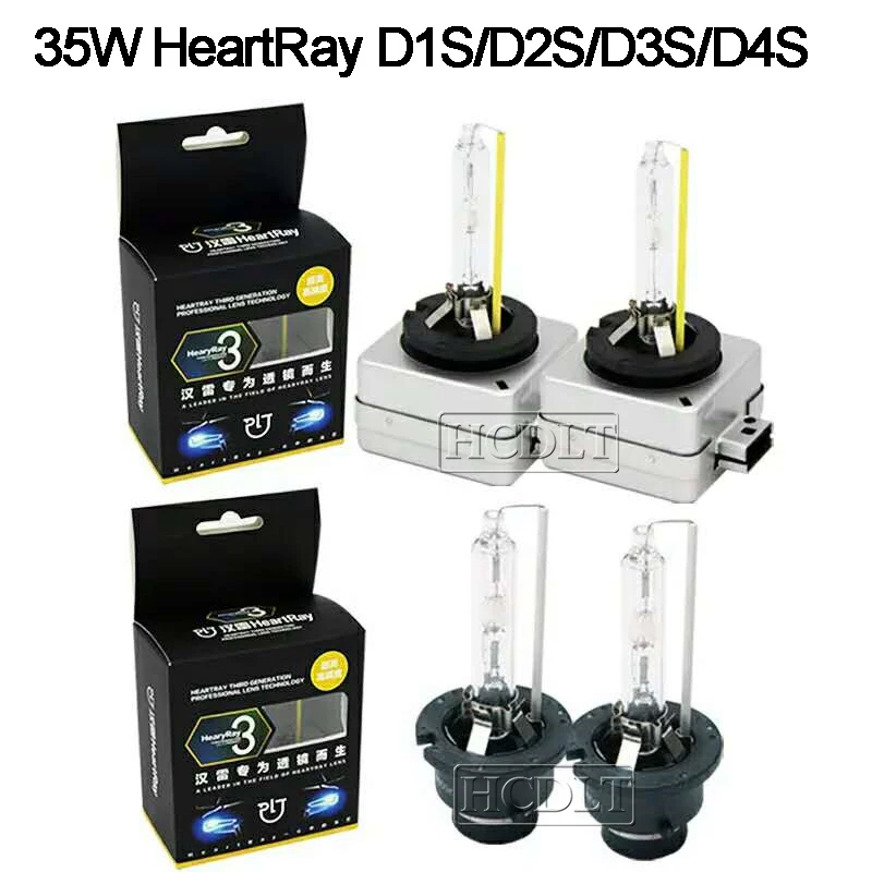 HCDLT 5500K HeartRay H1 H7 Xenon D2H HID лампа проектора 35 Вт 4500K H11 HB3 HB4 D1S D2S D3S D4S 6500K лампа|Лампы для