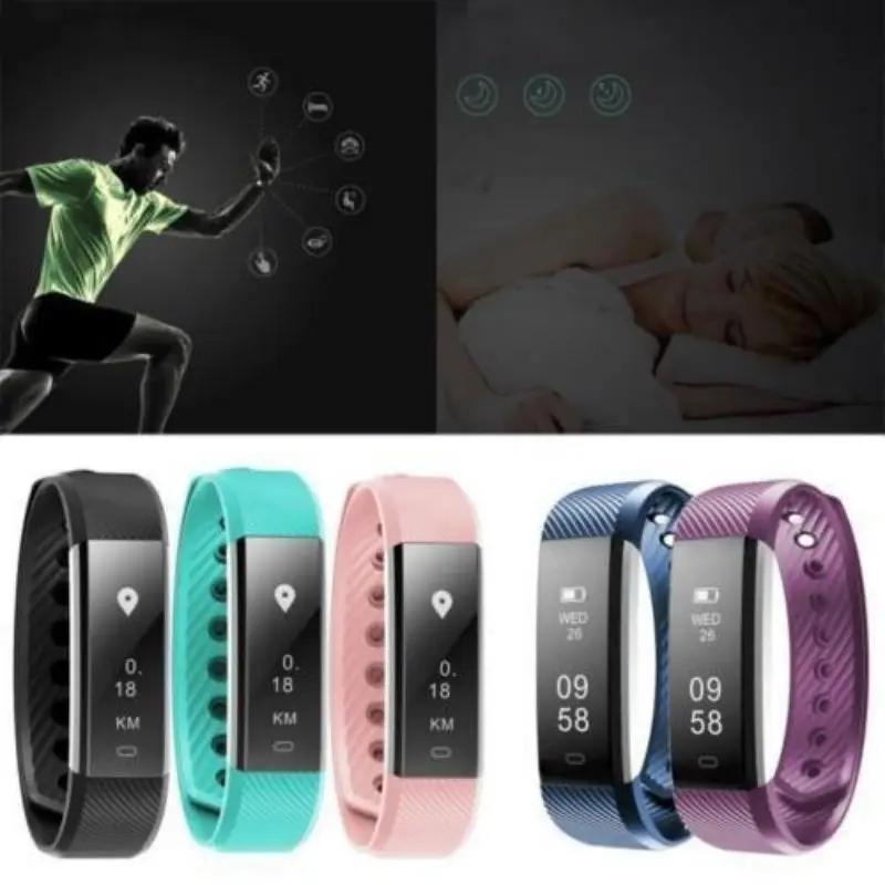 Умный Браслет вибрирующий будильник смарт-Браслет фитнес-часы Smartband фитнес-браслет для xiomi
