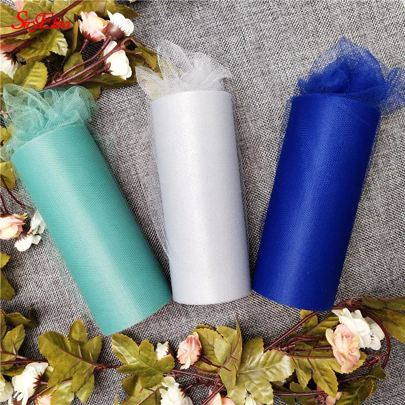 Фатиновая юбка-пачка в Рулоне 25 ярдов белая органза розовый синий цвет фатиновая