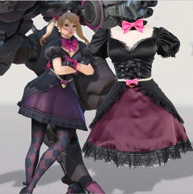 Новинка 2019 года Лидер продаж DVA Song Hana CosBlack cat Skin одежда для косплея Рождественский