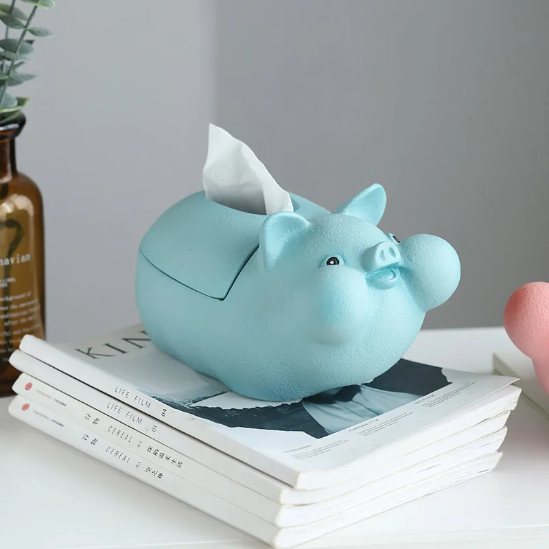 Очень милая chubby модель свинья коробка для салфеток Забавный мультфильм домашняя
