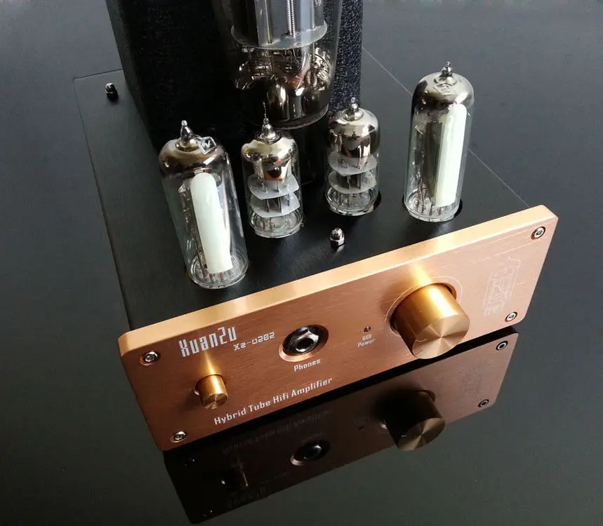 

GZLOZONE Finished large current class A Tube Amplifier HIFI amp USB DAC L3-16