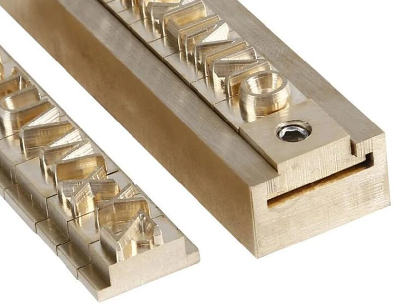 Латунные металлические штамповочные инструменты набор букв для торта кожа горячий штамп плесень