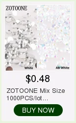 ZOTOONE 1000 шт./лот Стразы мм 3-5 мм синие кристаллы AB Камни не исправление назад железо на украшения для ногтей для одежды Shose C