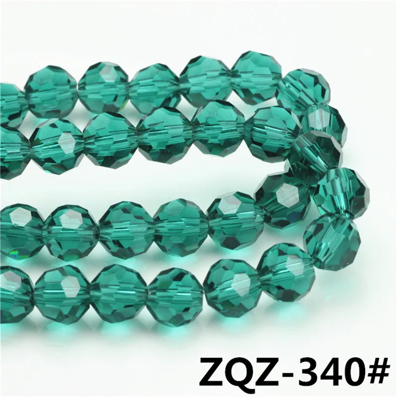 Граненые стеклянные бусины 8 мм 70 шт./лот круглые для самостоятельного