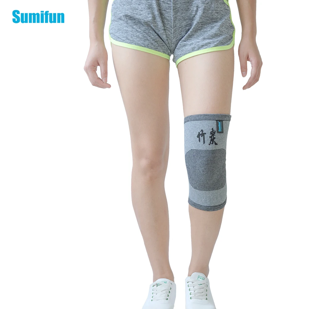 1 пара угля трикотажные локоть Kneepad колено теплые Brace нога артрит травмы