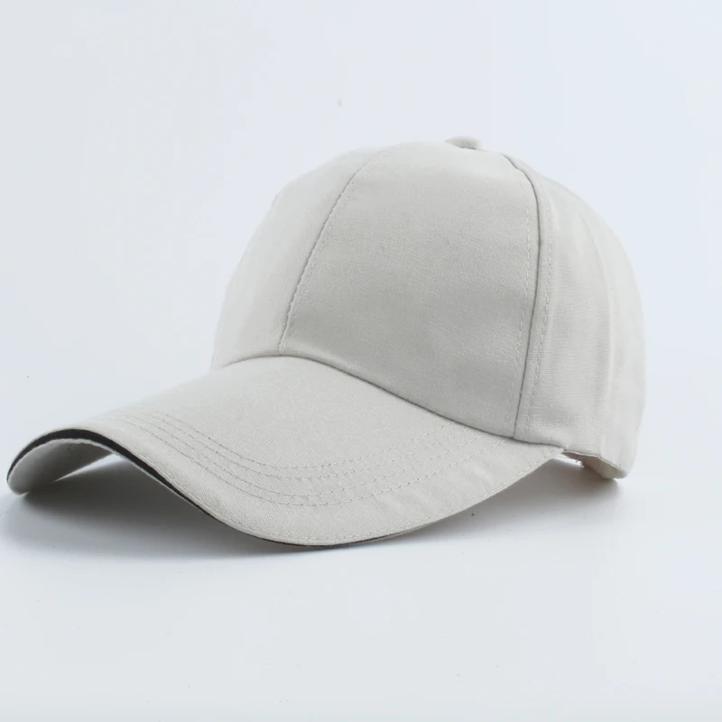 Для мужчин Спорт черный Кепки открытый большой козырек Кепка-бейсболка Casquette