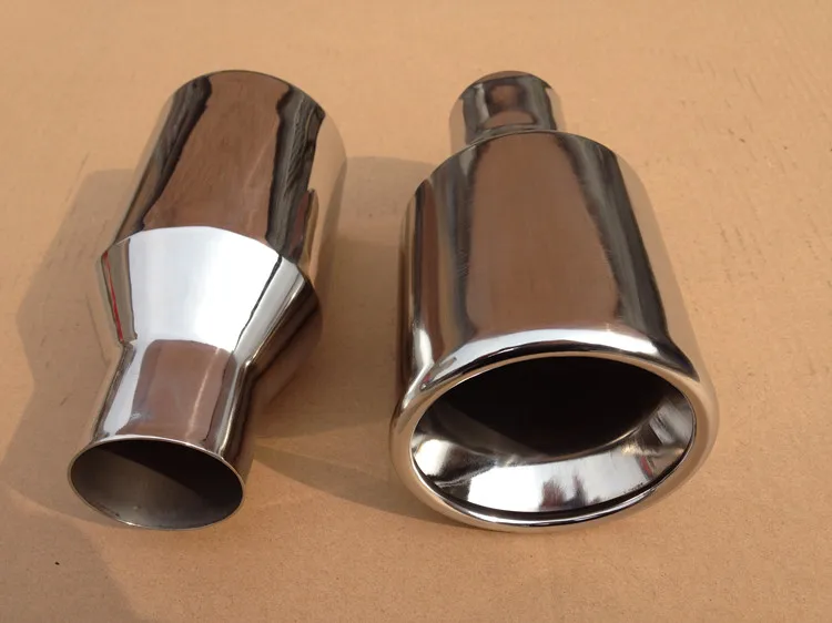 Универсальный автомобильный глушитель выхлопной трубы из нержавеющей стали