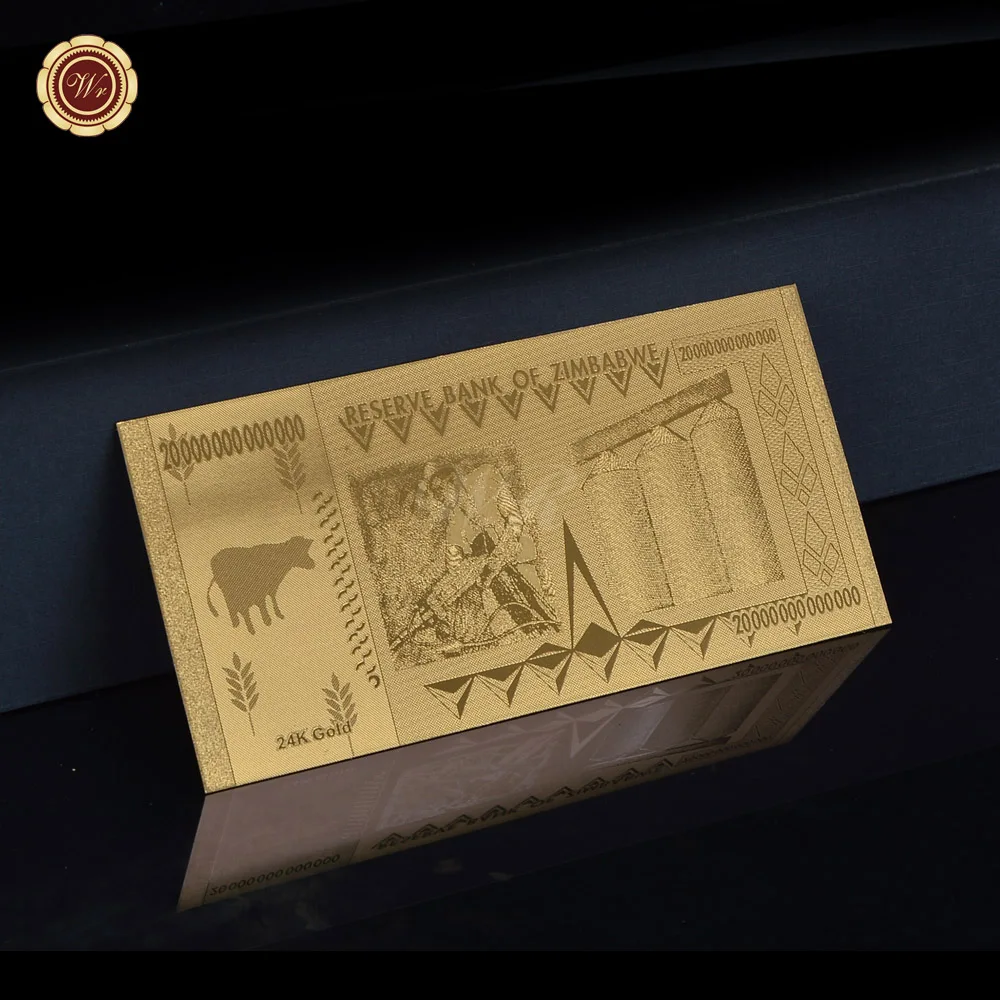 Золотые банкноты в золотом фольге 20 триллионов долларов|banknote|banknote gold |