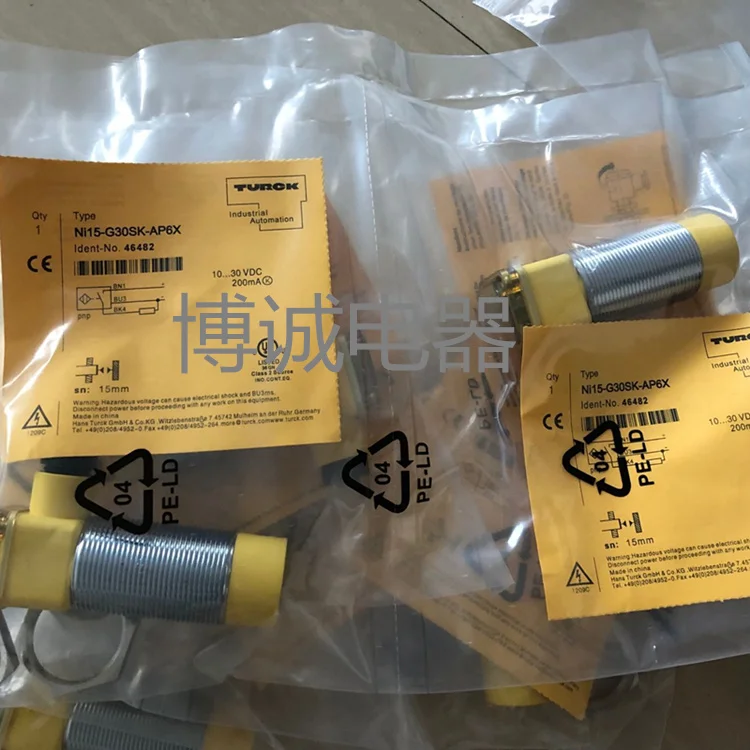 

High quality inductive approach switch NI15-G30SK-AN6X NI15-G30SK-AP6X quality guarantee for one year