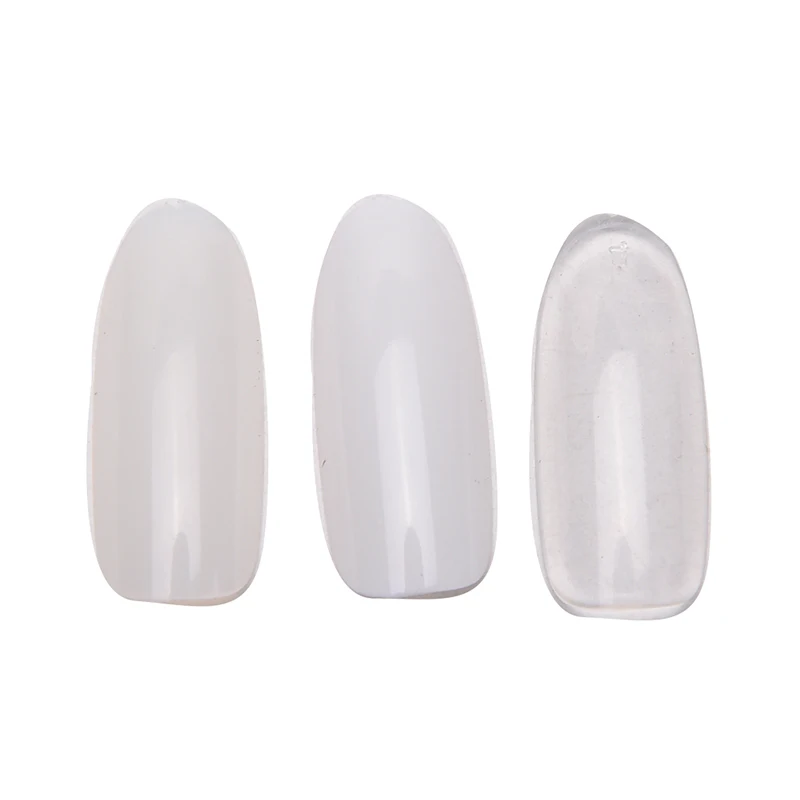 500 шт. белый ногтей маникюр Книги по искусству советы ificial Ложные полное круглый