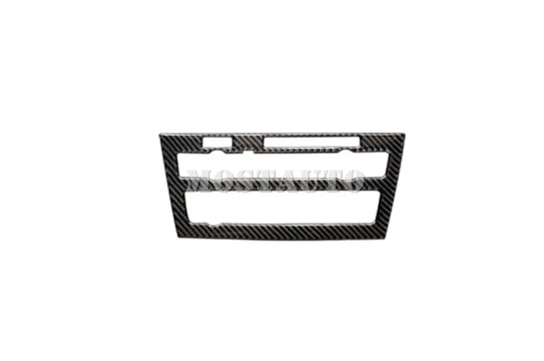 Консоль из углеродного волокна для BMW X3 X4 F25 F26 панель CD и AC отделочная крышка 2014-2017