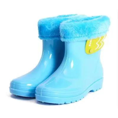 Дети Дождь Сапоги Девушки Резиновая Мальчик дождь Мода Крылья Симпатичные Вода