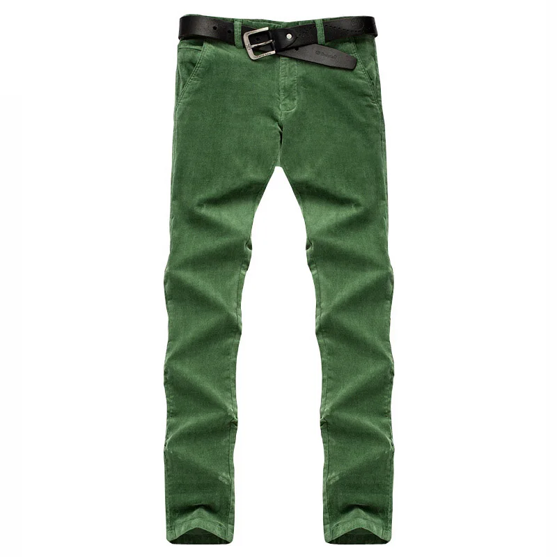 2018 мужские хлопковые удобные дышащие тонкие вельветовые брюки модные эластичные