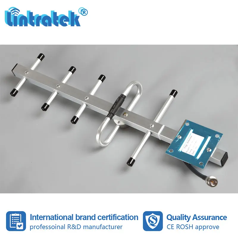 Lintratek 8 дБ усиление 5 единиц Yagi антенна GSM CDMA наружная N женский для сотового