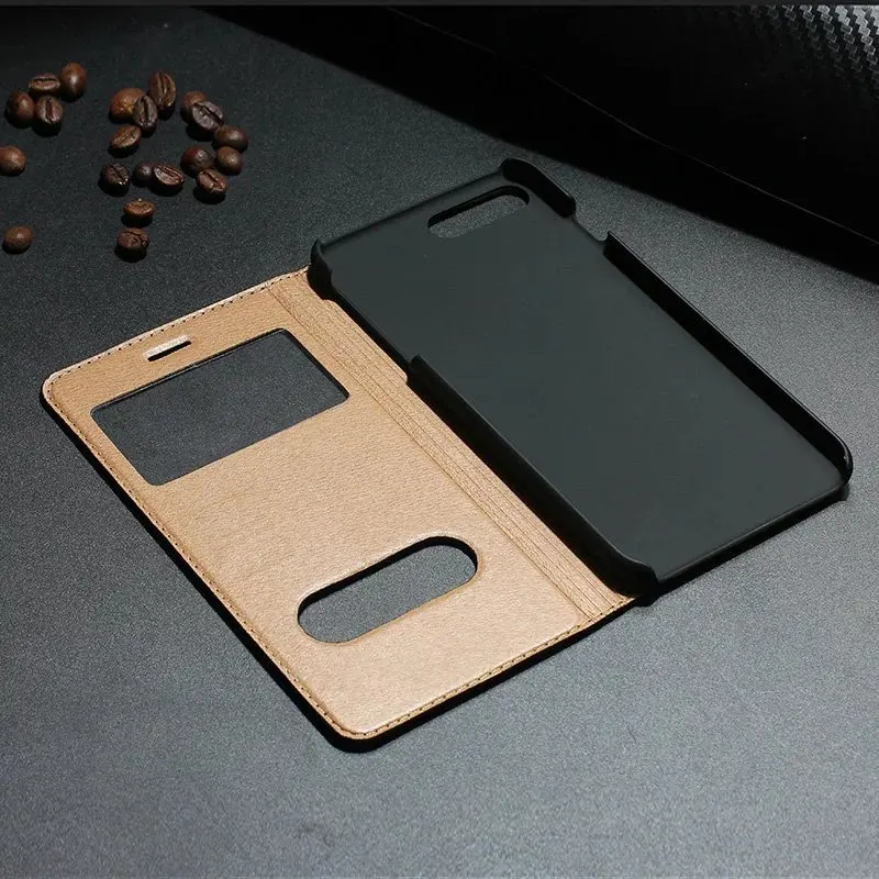 SS Window Smart Cover чехол для iPhone 7 Plus высокого качества из натуральной кожи телефона |