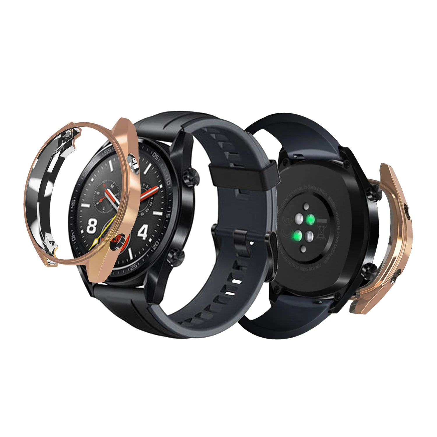Защитный чехол из ТПУ с покрытием для Huawei Watch GT бампер мягкий силиконовый часов