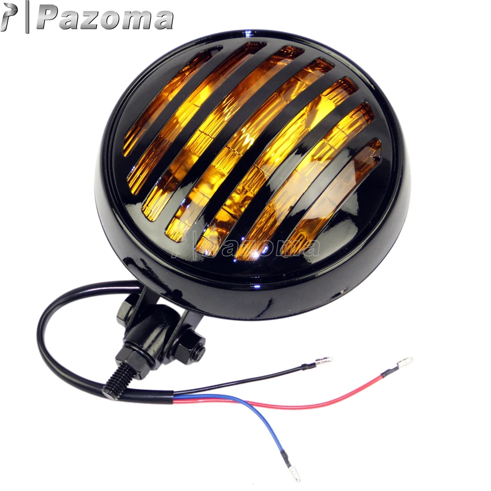 Фара передняя мотоциклетная для Harley Chopper 5 75 дюйма Черная|light for|light motorlight for bike |