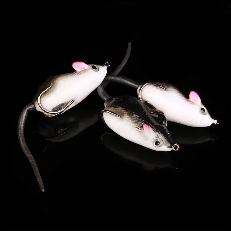 

Soft mouse Lure Lure Set Head Jig Hooks Fishing Baits Set Tackle Fishing Lure fake lure water Freshwater Fish Attracting A7