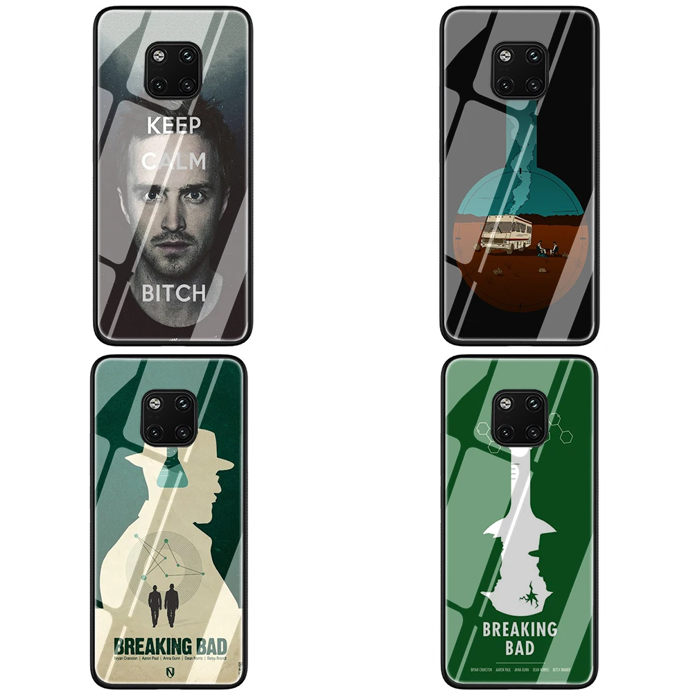 Чехол для телефона с закаленным стеклом Breaking Bad чехол Huawei P10 P20 P30 Y6 Y9 Honor 8X 7A pro 9 10 Lite