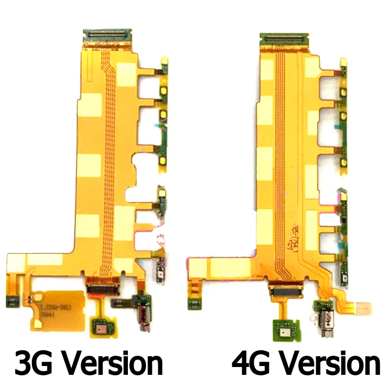 Материнская плата с ЖК-дисплеем, гибкий кабель для Sony xperia Z3 3G и 4G версия L55T L55U D6603 D6683, переключатель громкости, микрофон и вибраторы, гибкий кабель
