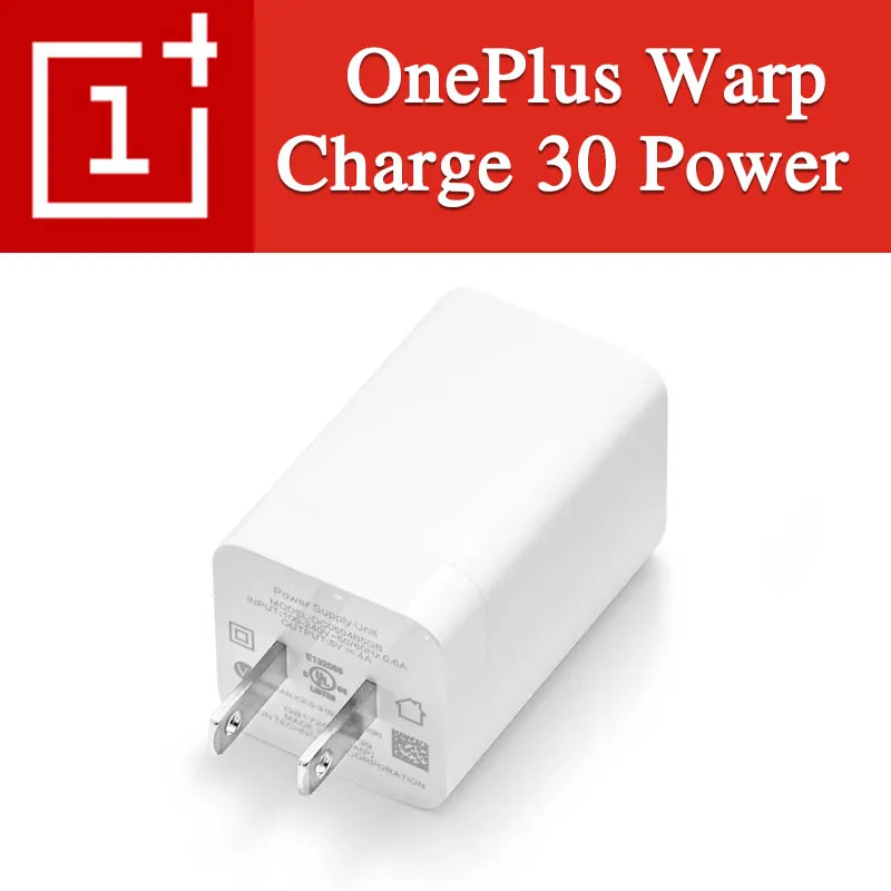 Оригинальный OnePlus Warp Charge 30 адаптер питания США зарядный кабель Быстрая зарядка