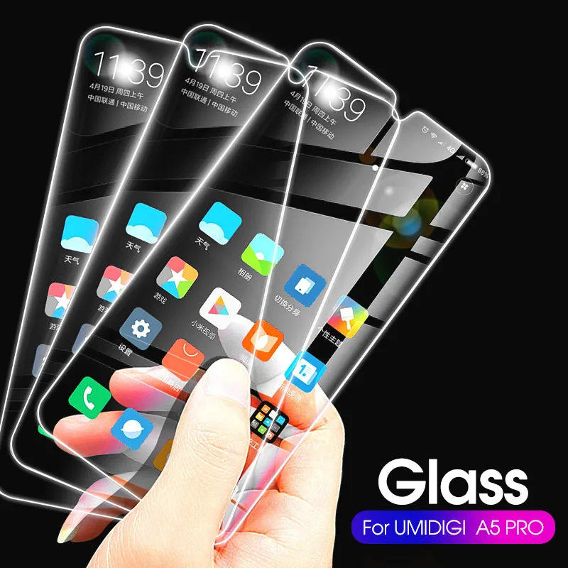 Закаленное стекло для UMIDIGI A5 Pro ультратонкая Защитная передняя пленка мобильного