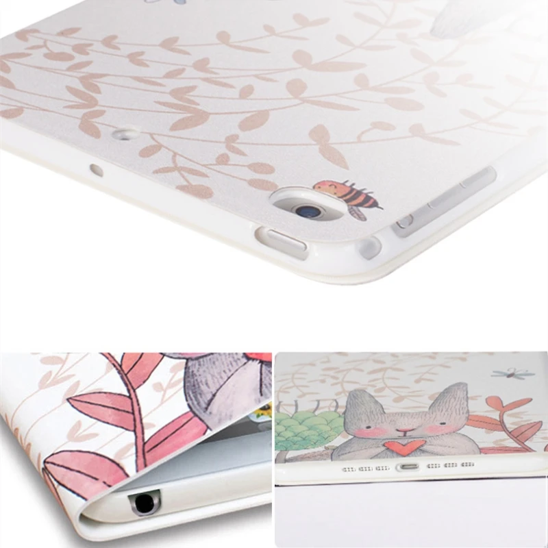 For Huawei MediaPad M5 10.8 inch Multicolor pattern Flip Case Stand Smart Cover Sleep/Wake Tablet Protect Cases for mediapad | Компьютеры
