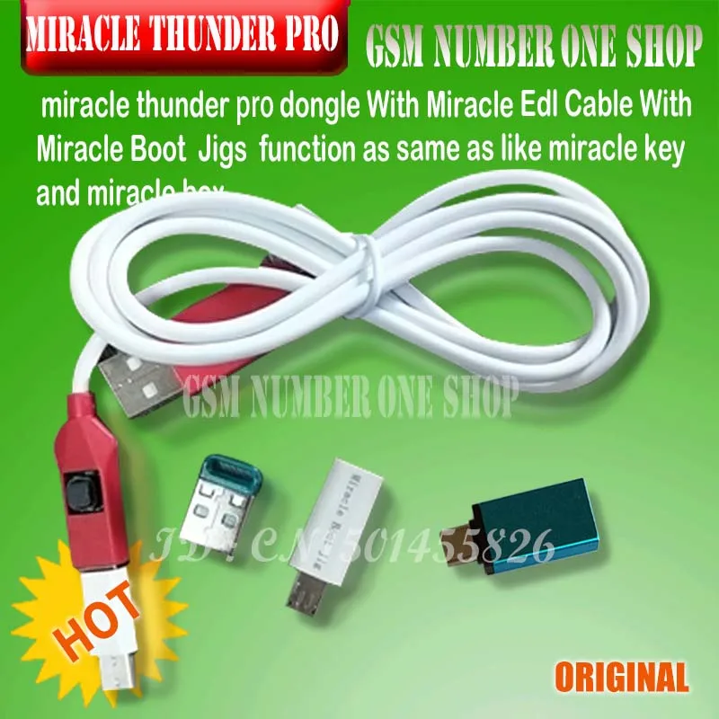 Новый набор ключей Miracle Thunder pro кабель edl & miracle boot Jig Emmc Solution FRP Flash Generic mode no need