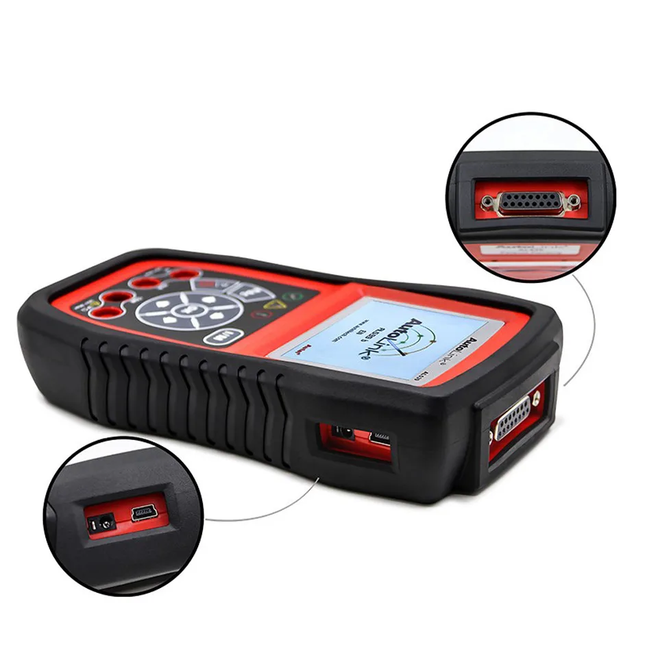 [Autel Дистрибьютор] AutoLink AL539 OBDII инструмент электрического теста следующего поколения AutoLink AL539 Обновление через Интернет Многоязычное меню
